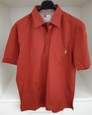 Camicia uomo Navigare taglia L colore rosso in cotone manica corta con tasca