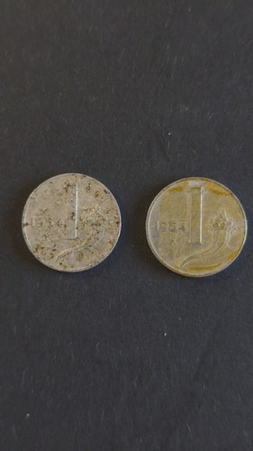 Moneta monete lira 1954 - moneta,