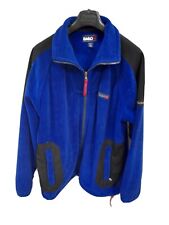 Bailo giacca felpa vintage pile jacket pullover tg XL blu elettrico 90s ski pail