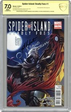 Spider-Island Deadly Foes 1A CASELLI CBCS 7.0 Testimone Sig 2011