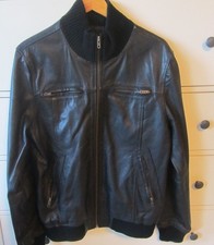 Herren Lederjacke Jacke Größe L Fliegerjacke Jack und Jones