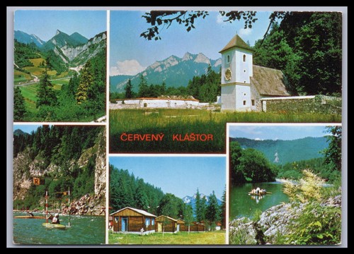Cartolina cerveny klastor - klastor,
