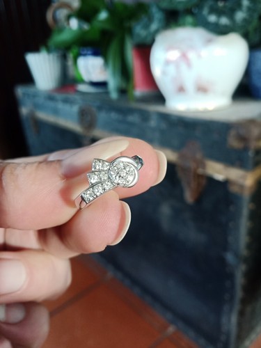 Anello oro bianco - anello,