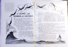 Arnaldo Fraccaroli - L'UOMO, LA DONNA E L'ACQUA (estratto 1931)