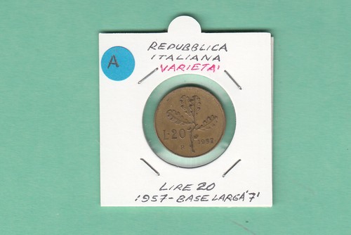 Moneta repubblica italiana - repubblica, 20