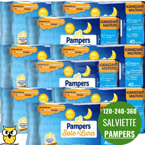 Pampers sole luna - pampers, e