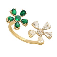 Anello aperto oro - anello,