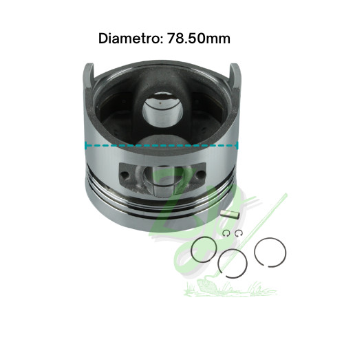 Pistone completo serie - pistone, +