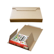 A4 Book Wrap Mailer - Scatola da imballaggio postale in cartone resistente per libri e media