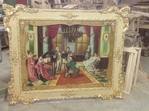 Quadro violinisti cristalli - quadro,