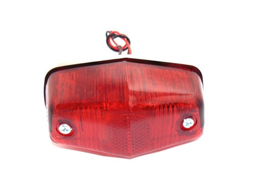 Fanale posteriore rosso 12v - rosso,