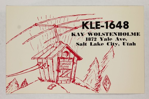 Scheda qsl radio salt - scheda, cb
