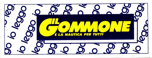 Adesivo sticker gommone e - adesivo/sticker, *