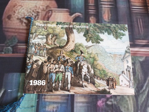 Calendario 1986 corpo degli - calendario,