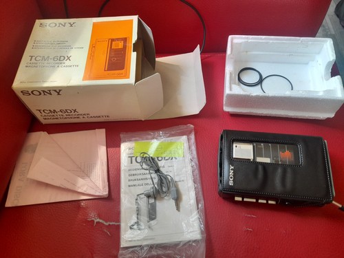 Sony tcm 6dx cassette - tcm-6dx, recorder