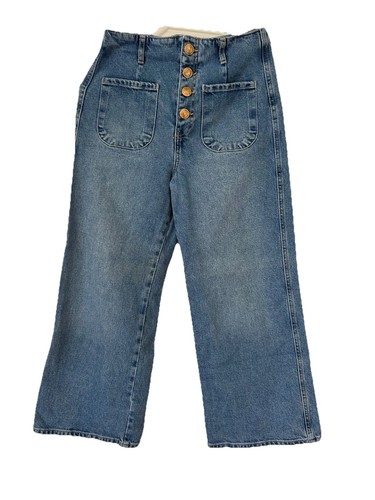 Jeans culotte vita alta - a,