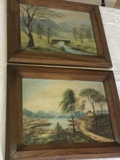 2 VECCHI DIPINTI FIRMATI DI