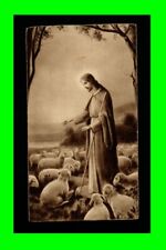 b933 Santino antico seppia Gesù Buon Pastore NB G/240