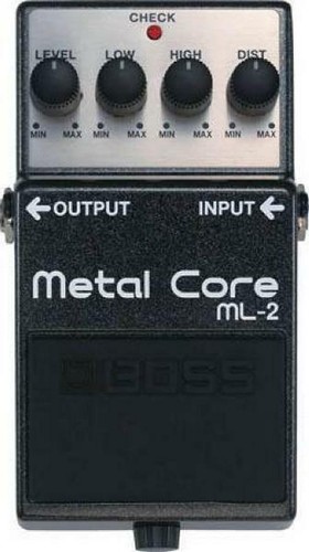 Boss pedale effetto ml2 metal - boss,