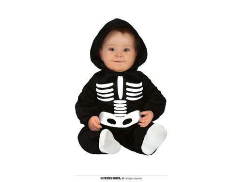 Costume baby scheletro - baby,