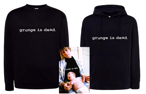 Felpa grunge dead - grunge, kurt