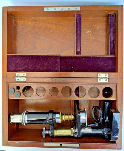 Microscopio vintage epoca - microscopio,