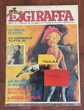 LA GIRAFFA N.9 ANNO I-RIVISTA-SETTIMANALE EROTICO UMORISTICO-MAGGIO 1972