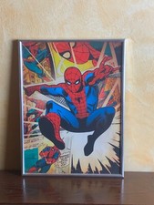 Quadro su tela “Spider-Man” Marvel  con cornice 30x40 colore argento