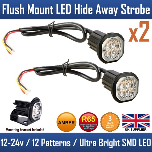 Amber stroboscopico led - led, da