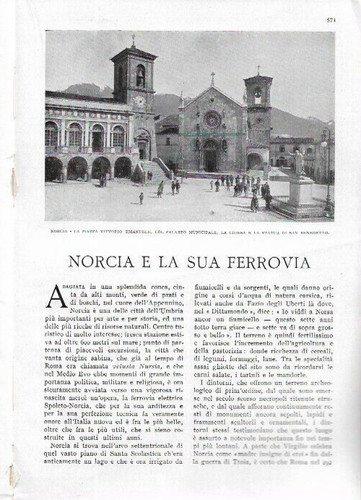 Norcia sua ferrovia - la,