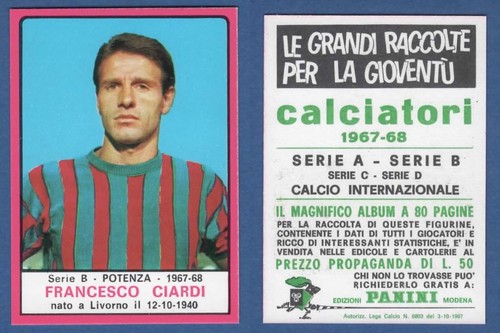 Figurina calciatori panini - figurina,