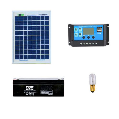 Kit votivo pannello solare - kit,