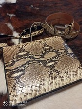Borsa donna vero rettile pitone  mai usato idea regalo