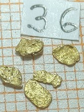 5 Pepite D'oro provenienza Italia.