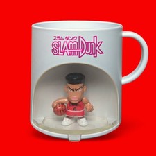 Slam Dunk Takenori Akagi Gori 90s Vintage Mug Banpresto Mini Figure Cup Anime