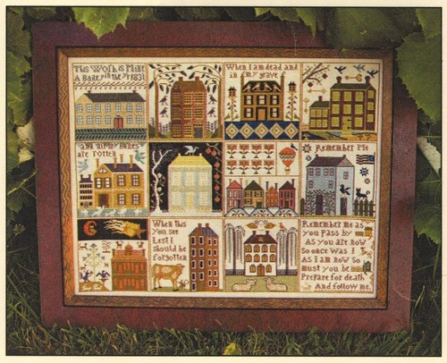 Cross stitch pattern sampler - stitch,