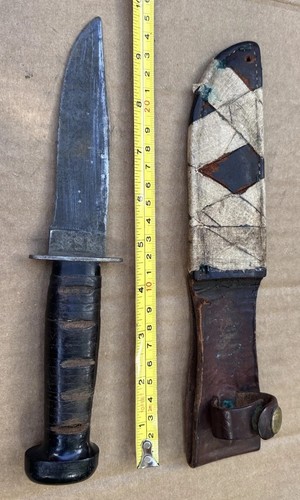 Coltello usn con fodero - fodero, epoca