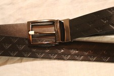 Cintura uomo " Emporio Armani "   Reversibile vera pelle Originale Made in Italy