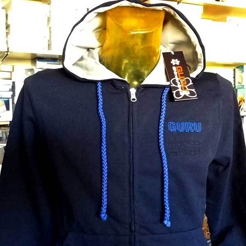 Felpa uomo guru aperta zip - uomo,