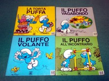4 PUFFI Mini Libri: Torta, Volante, Vagabondo, L'Incontrario edizioni AMZ 1982