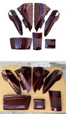 CARENE PLASTICHE KIT 7PZ Bordeaux Met R114 Honda CN250 SPAZIO carrozzeria carena