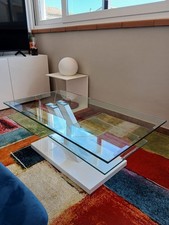 TAVOLINO DA FUMO PIANO IN VETRO