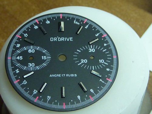 Cadran montre chronographe - cadran,