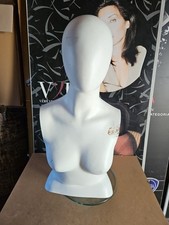 Busto Donna Manichino Con Base Supporto In Vetro 