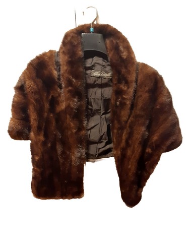 Stola visone marrone donna - in,