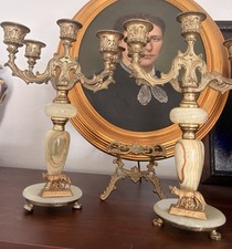 Antica coppia candelabri