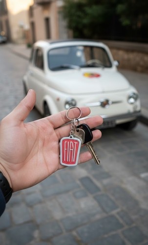 Portachiavi ispirato alla - alla, fiat