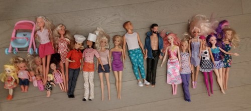 Barbie lotto bambole moderne - lotto,