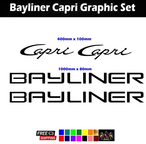 Classic bayliner capri - capri, decal