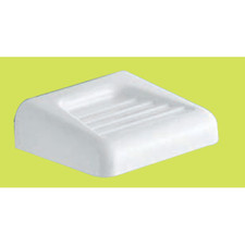 Junior soap dish white resin